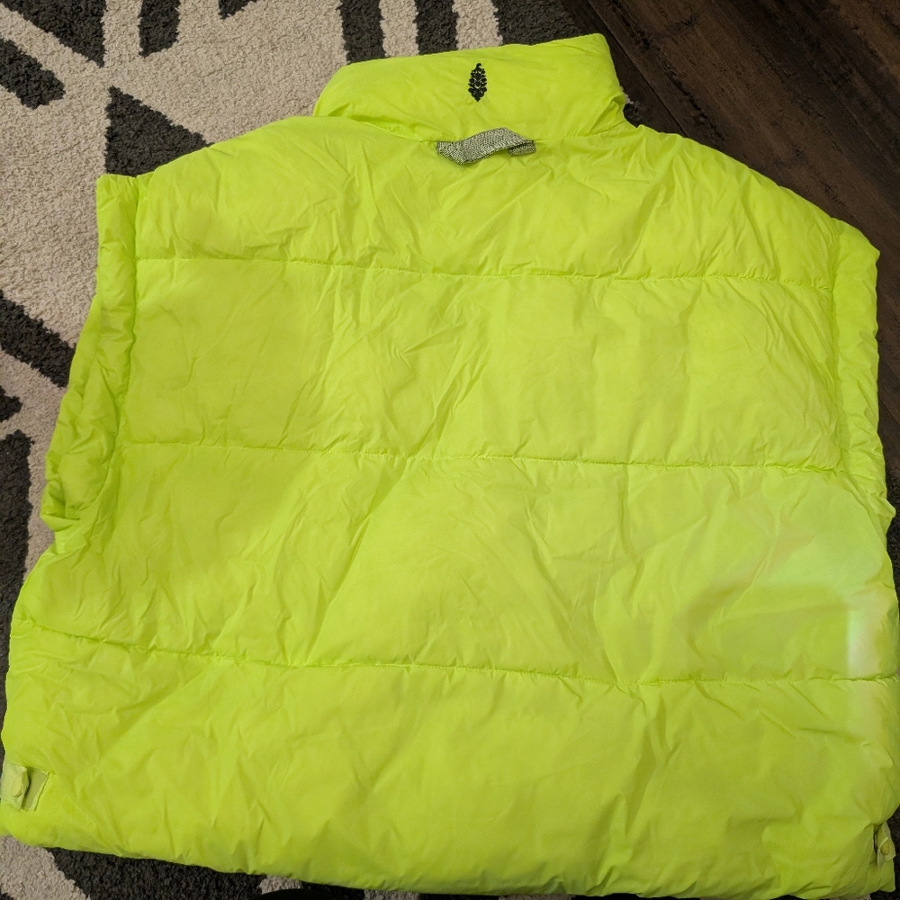FP Movement by Free People Neon Lime Puffer Vest - Picture 3 of 3